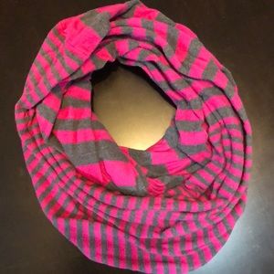Limited Grey and Pink Infinity Scarf